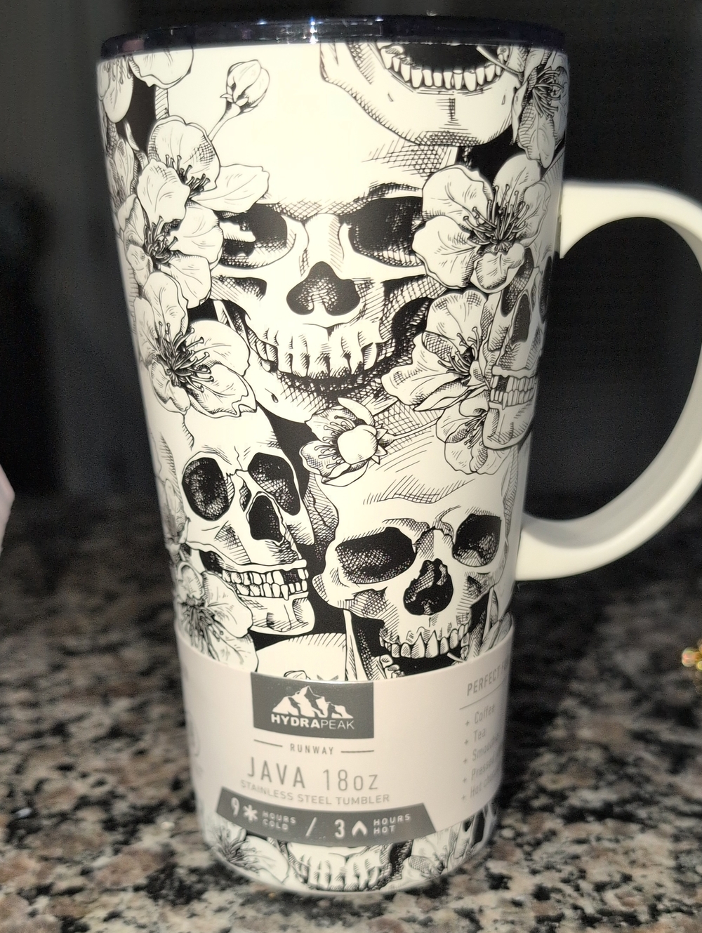Hydrapeak 18oz Java Stainless Steel   Travel Mug - Limited Edition